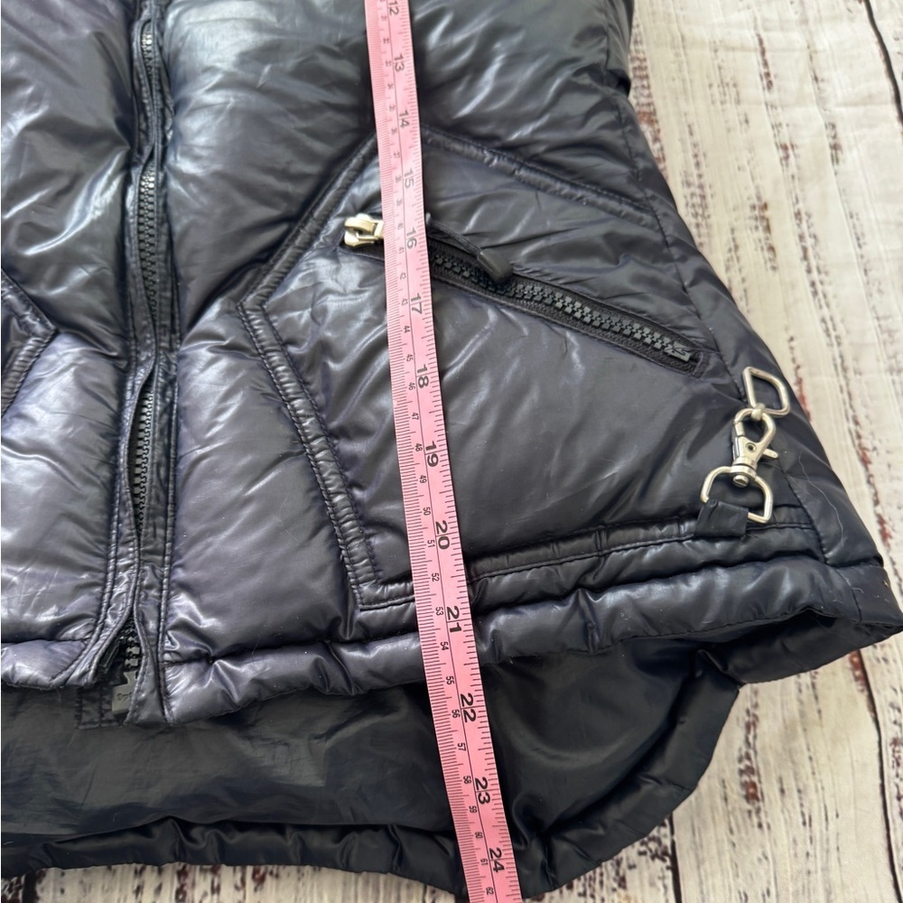 J. Crew navy hooded down puffer vest -size Small - Picture 5 of 9